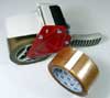 Adhesive tape and dispenser